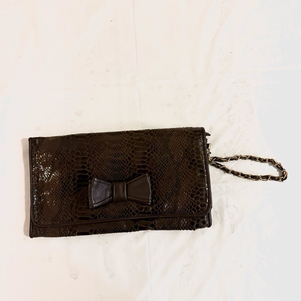 Snakeskin Vintage Clutch.